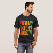 イスラム誇りを持った教徒になる Tシャツ (正面フル)