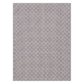 イスラム青ベージュモロッコの幾何学模様 テーブルクロス (正面)