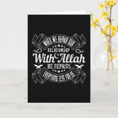 イスラム-アラーとの人間関係修復 カード (黄色い花)