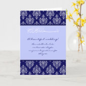 イスラム ダマスク 祝いのためのデュア 結婚式のカード カード (黄色い花)