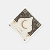 イスラム ニカ アラビック ワリマ ムスリム ブライダル シャワー スタンダードカクテルナプキン (角)