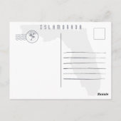 イスラモラダフロリダレトロサンセットビーチお土産 ポストカード (裏面)