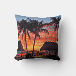 イスラモラダ，フロリダの夕日 クッション