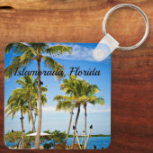 イスラモラダ，フロリダパームツリーズ キーホルダー (裏面)