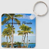イスラモラダ，フロリダパームツリーズ キーホルダー (裏面)