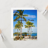 イスラモラダ フロリダ州のトロピカルな写真 カード (正面/裏面インサイチュ)