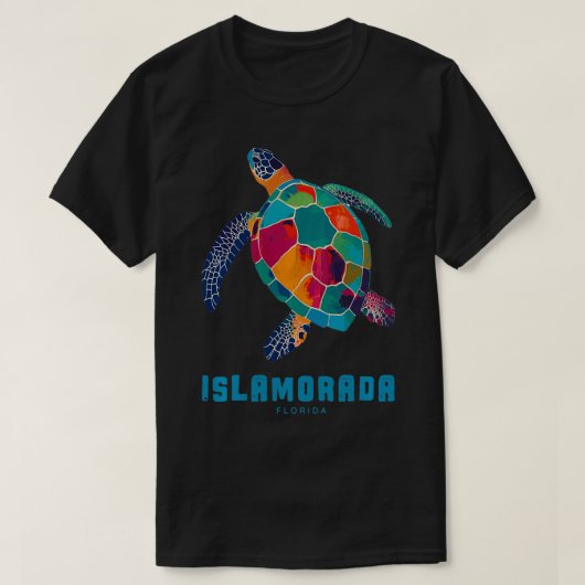 イスラモラダFLヴィンテージシータートルバケーションフロリダ Tシャツ (デザイン正面)