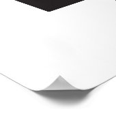 イスラン怒ダー – ブラックオンライト ポスター (角)