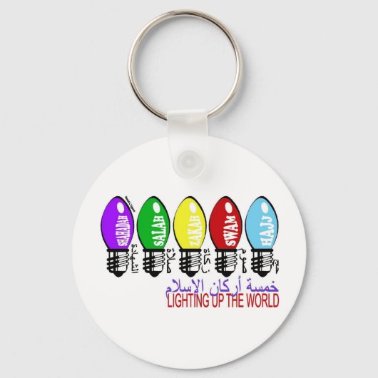 イスラームの5つの柱 キーホルダー (正面)