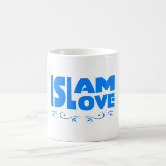 イスラームは愛の宗教である コーヒーマグカップ