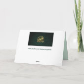 イスラームは神のグリーティングカードを賞賛する シーズンカード (裏面)