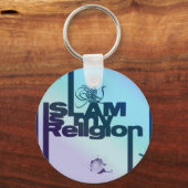 イスラームは私の宗教である – イスラームプリント キーホルダー (正面)
