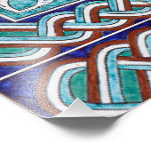 イスラームエレガントビスミルアッラモザイクアート フォトプリント            (角)