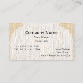 イスラームエレガント・インスパイアビジネス・カード 名刺