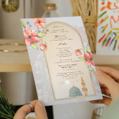 イスラームエレガントAqiqah出生通知カード カード