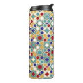 イスラームカラフルモザイクシームレスパターン タンブラー (回転左)