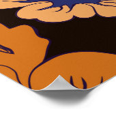 イスラームクラシック:フローラシームレスオーナメント ポスター (角)