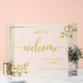 イスラームパーソナライズされたス結婚アクリル徴候 – アイボリー アクリルサイン (ウェディング)