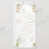 イスラームフローラグリーン結婚&ベージュのメニュー (裏面)