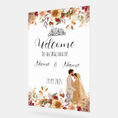 イスラームフローラ結婚ブラウンアクリル徴候 アクリルサイン (傾斜)