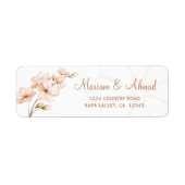 イスラームモダンボホフローラニカ差出人住所 ラベル (正面)