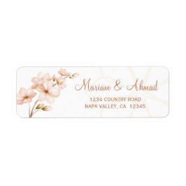 イスラームモダンボホフローラニカ差出人住所 ラベル