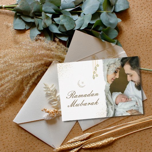 イスラームモダンミニマル・ラマダーン・ムバラク写真 ノートカード