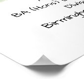 イスラーム卒業度証明書 ポスター (角)