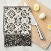 イスラーム大黒焼き瓦 キッチンタオル (四つ折り)