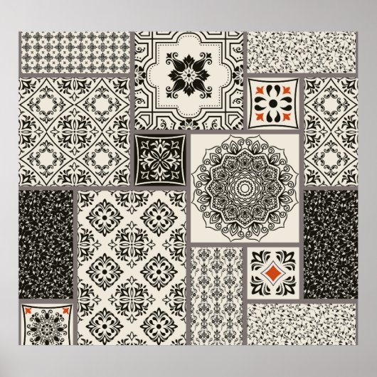 イスラーム大黒焼き瓦 ポスター (正面)