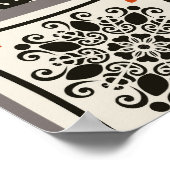 イスラーム大黒焼き瓦 ポスター (角)