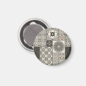 イスラーム大黒焼き瓦 マグネット (正面/裏面)