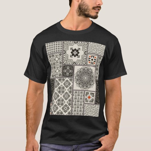 イスラーム大黒焼き瓦 Tシャツ (正面)