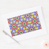 イスラーム幾何学模様シール 長方形シール (封筒)