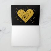 イスラーム死別と損失の木製ボックス記号 カード (内部)