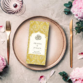 イスラーム王室のゴールデンダマスム結婚スリム メニュー