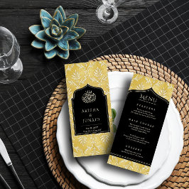 イスラーム王室のゴールデンダマスム結婚スリム メニュー