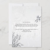 イスラーム結婚式招待状エレガントノワールArch 招待状 (裏面)