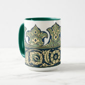 イスラーム縁どデザイン – マグカップ (正面左)