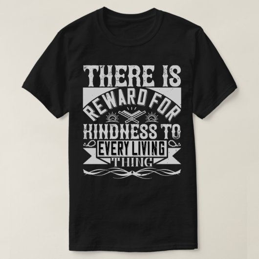 イスラーム親切に対する褒美がある Tシャツ (デザイン正面)