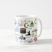 イスラーム記号 コーヒーマグカップ (正面右)