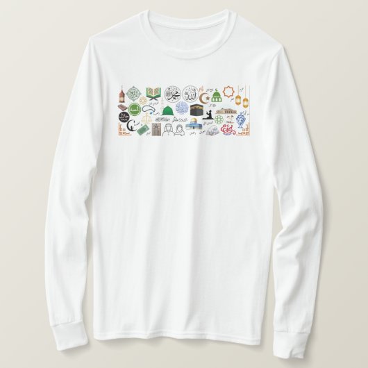 イスラーム記号 Tシャツ (デザイン正面)