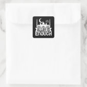 イスラーム – アッラーは十分 スクエアシール (バッグ)