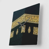 イスラーム・イスラム教ハッジ・イード・アル・フィトル・アダ・ムバラク・アラビア語 スクエア壁時計 (傾斜)