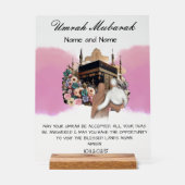 イスラーム・ウンラ・ムバラク アクリルサイン (正面)