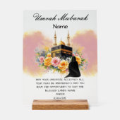 イスラーム・ウンラ・ムバラク アクリルサイン (正面)