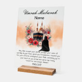 イスラーム・ウンラ・ムバラク アクリルサイン (傾斜)