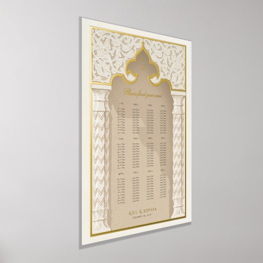 イスラーム・ニカのシーティングプラ結婚ン 箔ポスター (レイダウン)