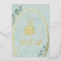 イスラーム・ビスミラスタイリッシュユーカリ結婚ス