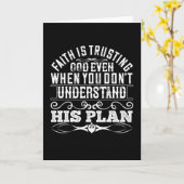 イスラーム – 信仰は神を信頼する カード (黄色い花)